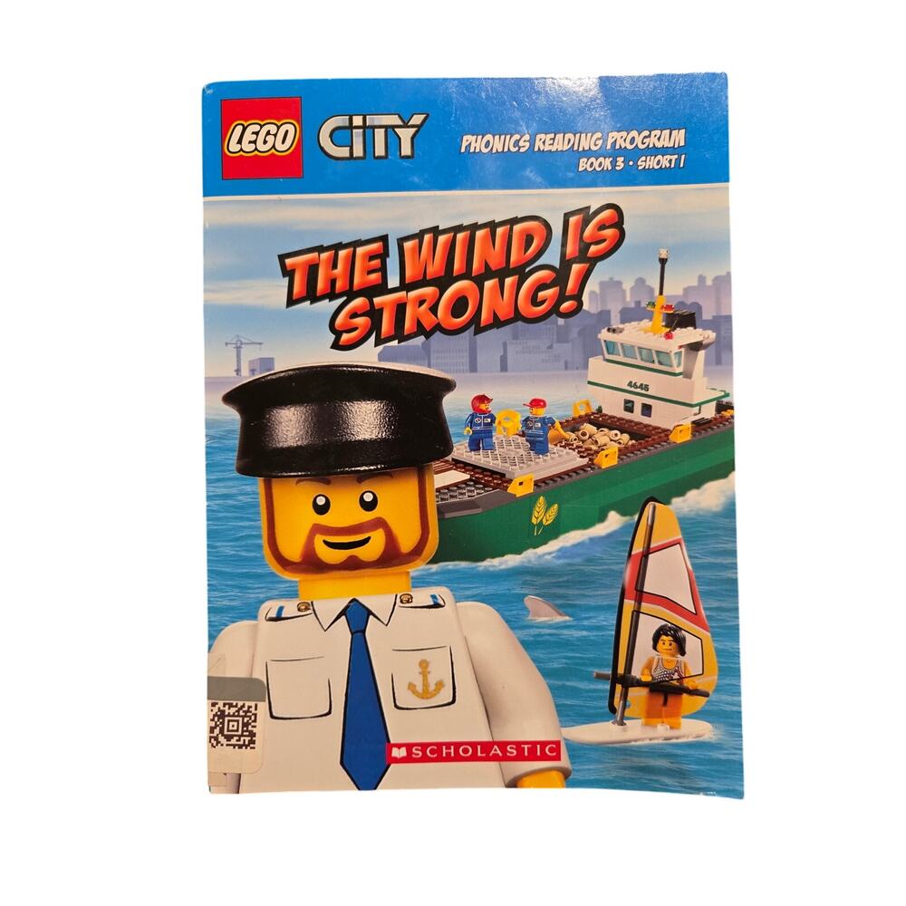 LEGO CITY The Wind Is Strong! Phonics Reading Program Book 3 First Edition